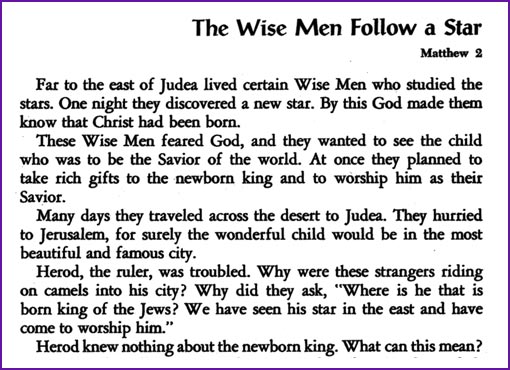 The Wise Men Follow A Star Story Kids Korner Biblewise