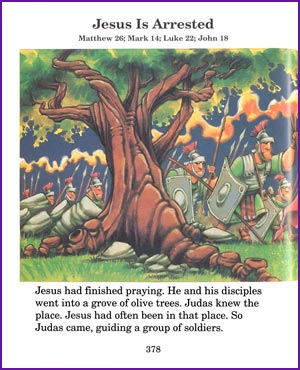 Jesus Is Arrested By Judas And Soldiers (Story) - Kids Korner - BibleWise